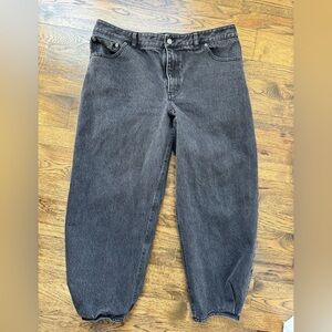 Tibi Brancusi jeans black barrel